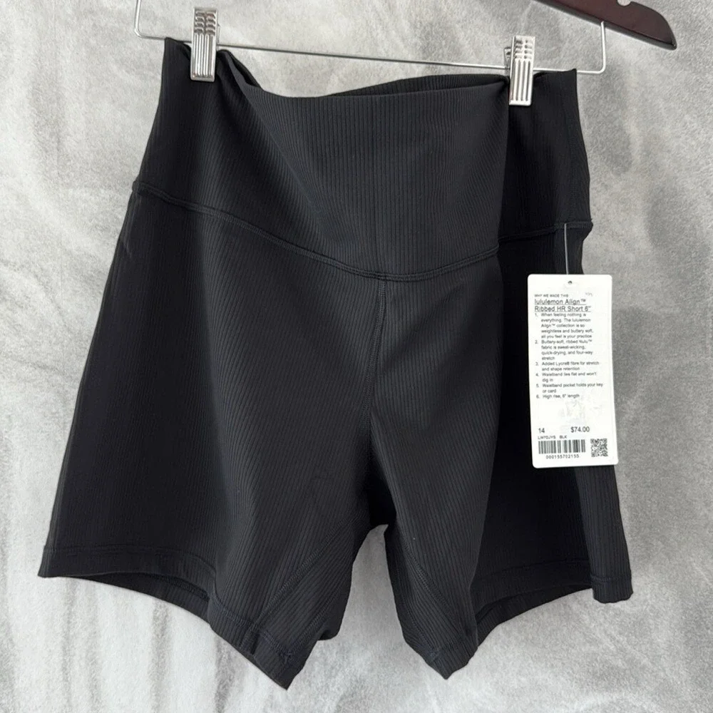 Lululemon Align High-Rise Ribbed Short 6